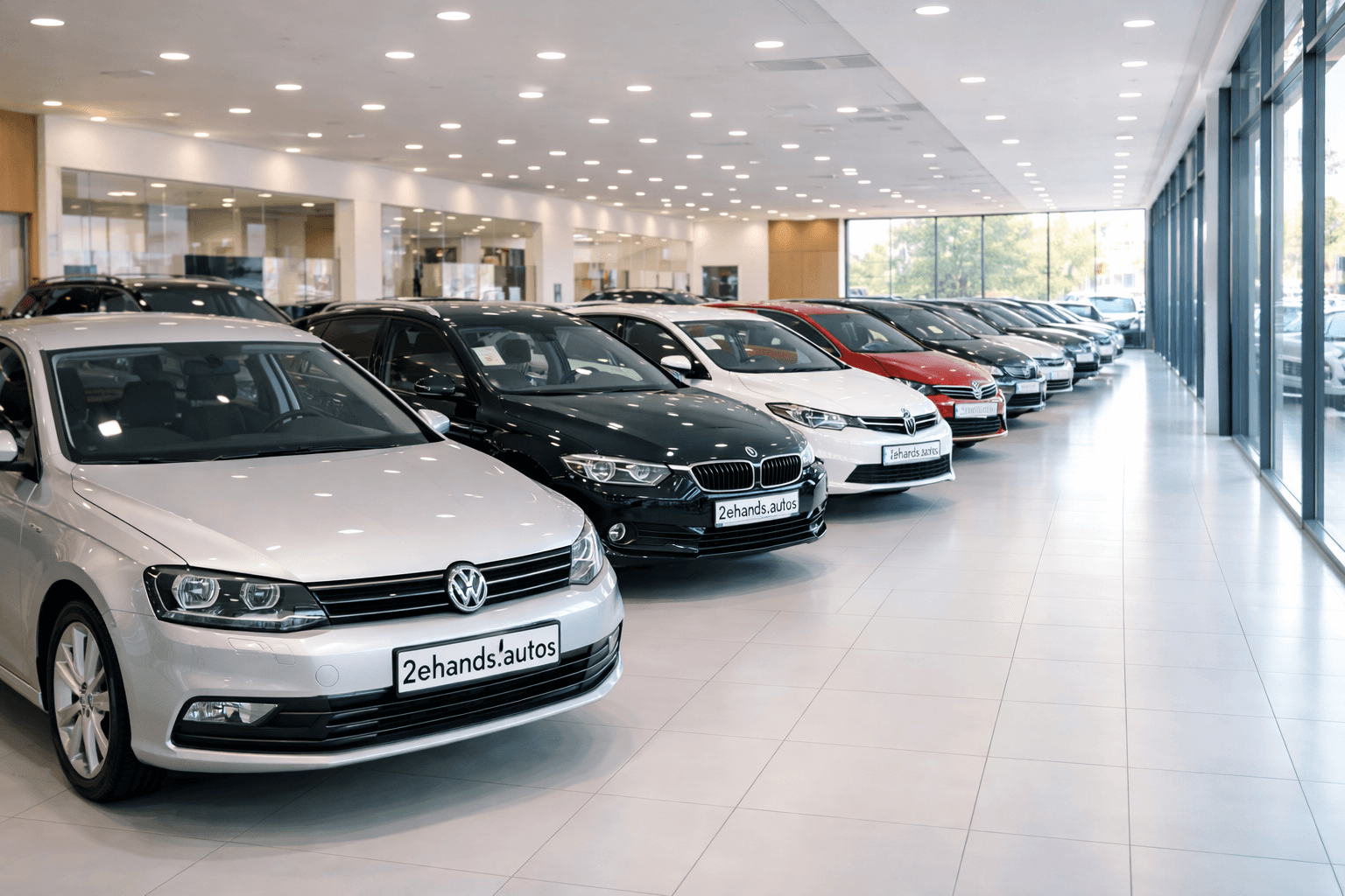 Professional 2ehands.autos tow truck transporting BMW for recycling